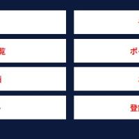 会員ページのメニュー画面